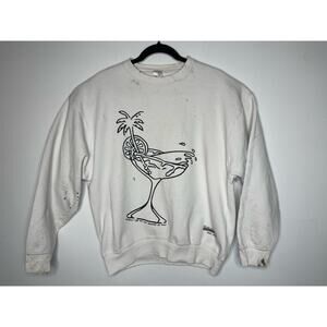 VTG 90s Jimmy Buffetts Margaritaville Lost Shaker Of Salt Crewneck Adult Large